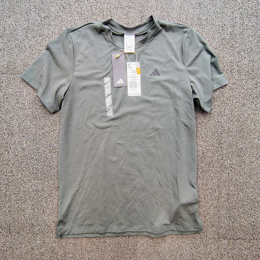 Adidas Men’s XS AXIS TEE 3.0 Short Sleeve/ Legend Ivy/ NWT